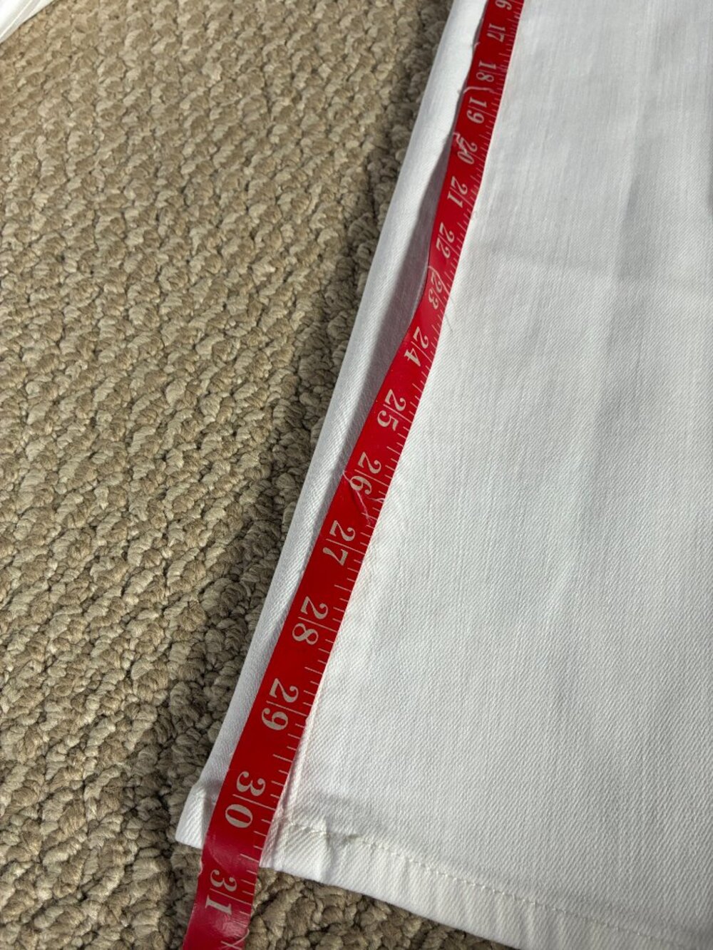 Frame White Le Slim Palazzo 28 High Rise READ - Picture 4 of 6